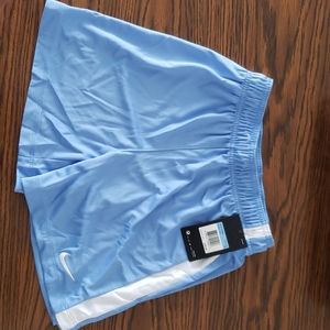 Brand New Nike Blue Youth Unisex Athletic Shorts